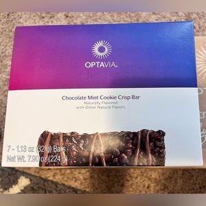 OPTAVIA chocolate mint bars, new unopened